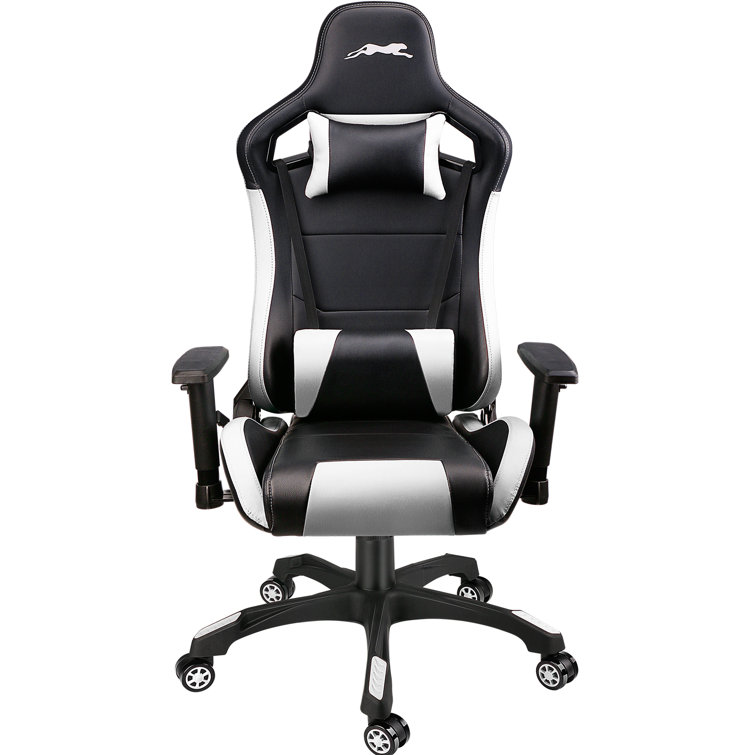 Inbox Zero Adjustable Reclining Ergonomic Swiveling PC & Racing Game